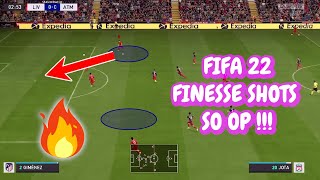 FIFA 22 FINESSE SHOT TUTORIAL [upl. by Shiff938]