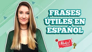 Aprenda frases úteis em espanhol [upl. by Merari]