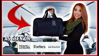 Best Underseat CarryOn Luggage Recommended by a Flight Attendant [upl. by Marron]