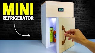 How to Make a MINI Refrigerator At Home  DIY [upl. by Allerbag53]