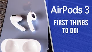 AirPods 3  First 12 Things To Do [upl. by Airec]