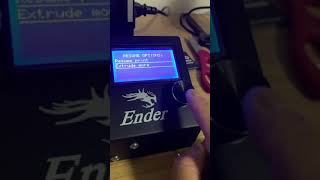 How to extrude filament from your ender 3 3D printer [upl. by Aihsened770]