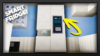 Minecraft  How To Make A Working Smart Fridge [upl. by Analaf]