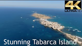 Discover stunning Tabarca Island  4K Aerial Video [upl. by Leakcim]