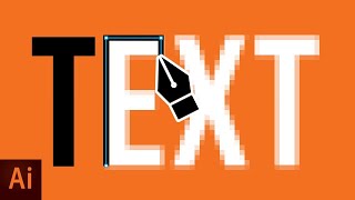 3 Ways to Convert Text to Vector Adobe Illustrator [upl. by Ahsiuqet]