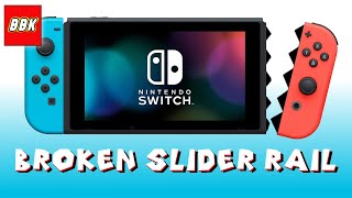 Repairing Broken Nintendo Switch Console Slider Right  Left Rail [upl. by Nus45]