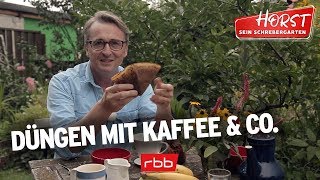 Dünger aus Kaffee Bananenschalen und mehr  Horst sein Schrebergarten [upl. by Gascony]