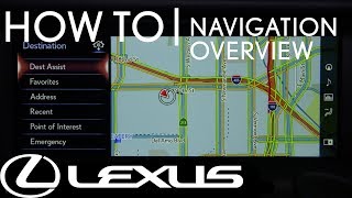 HowTo Use Navigation  Overview  Lexus [upl. by Akira]