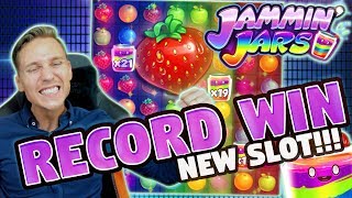 RECORD WIN SUPER MEGA BIG WIN ON JAMMIN JARS  Huge Win from CASINO LIVE STREAM MUST SEE [upl. by Akemehs]