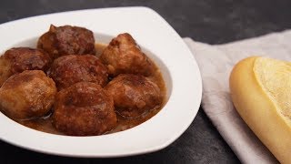 ALBÓNDIGAS EN SALSA rubia  ¡Receta de mi suegra [upl. by Juback]