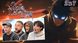 SRANK JINWOO UNLEASHED  BROTHERS watch Solo Leveling 2x7  REACTION [upl. by Nnylsaj]