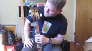 Rickenbacker 4001 Bass truss rod adjustment tutorial [upl. by Dalenna]