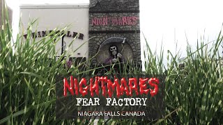 Nightmares Fear Factory  Haunted House l Clifton Hill Niagara Falls Review [upl. by Wohlert]