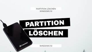 Erstellte Partition löschen Windows 10 [upl. by Fabrin]