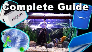 Beginners Guide to The Aquarium Hobby Part 5 How to Clean a Fish Tank [upl. by Sheline]