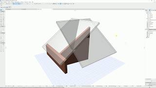 Archicad21 Einzeldachflächen und Wandverschneidungen [upl. by Brass]