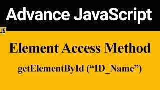 getElementById Method in JavaScript Hindi [upl. by Ewall]