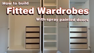 How to build fitted wardrobes part 3 [upl. by Ahsiuqal]