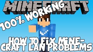 How To Fix Minecraft Lan Not Working 2018 100 WORKING [upl. by Aileahcim]