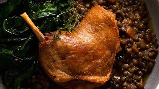 Duck Confit French Slow Roasted Duck Legs [upl. by Ayihsa]