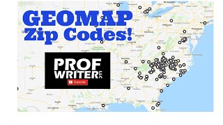 Geomapping zip codes on Google My Maps [upl. by Staal]