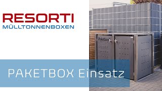 Edelstahl Paketbox  Funktion [upl. by Stacia]