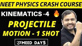 KINEMATICS 04  PROJECTILE MOTION in ONE SHOT  ALL Tricks amp Concepts  NEET Physics Crash Course [upl. by Nnaear362]