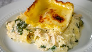 White Chicken Lasagna [upl. by Joshia]