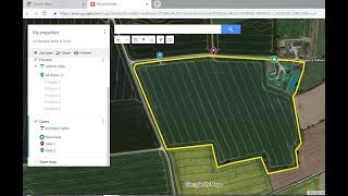 Creating property field map in Google Maps [upl. by Lancelot]