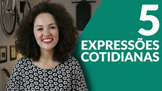 5 Expressões em Espanhol do dia a dia  Aprenda Vocabulários [upl. by Olyhs]