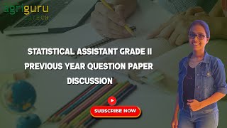 Statistical Assistant Grade II Previous Year Question Paper Discussion KPSC [upl. by Viradis]