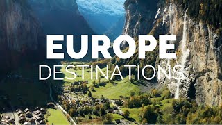 25 Most Beautiful Destinations in Europe  Travel Video [upl. by Lanza337]