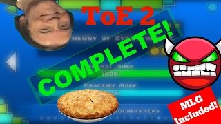 14 Geometry Dash  THEORY OF EVERYTHING 2 COMPLETE [upl. by Avir]