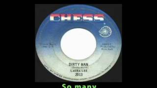 Dirty Man  Laura Lee Lyrics [upl. by Sarah]