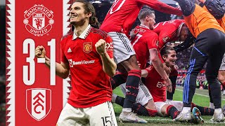 WHAT A GAME 🔥  Man Utd 31 Fulham  Highlights [upl. by Ha281]