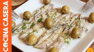 Cómo hacer Boquerones en Vinagre caseros [upl. by Lodi981]