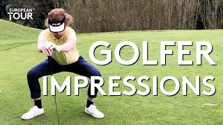 Amazing golf impressions  Part 1  McIlroy Fleetwood Monty amp more [upl. by Edahs611]