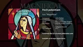 Fecit potentiam  John Rutter The Cambridge Singers City of London Sinfonia [upl. by Janetta]