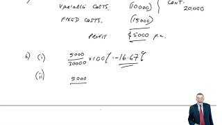 Risk and Uncertainty  Sensitivity Analysis  CIMA P2 [upl. by Jago]