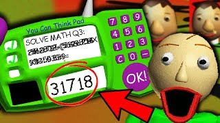 THE REAL ANSWER TO BALDIS IMPOSSIBLE QUESTION  Baldis Basics Gameplay [upl. by Aruam86]