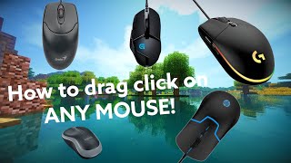 How to make ANY mouse DRAG CLICK WORKS [upl. by Duwad]