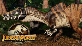 2 Irritator amp 2 Ichthyovenator Breakout amp Fight  Jurassic World Evolution Mods 4K 60FPS [upl. by Mercy]