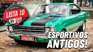 10 CARROS ESPORTIVOS ANTIGOS [upl. by Yaral]