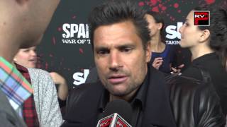 Manu Bennett talk about Andy Whitfield at spartacusstarz premiere [upl. by Ingemar]