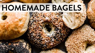 Homemade Bagels Recipe  Sallys Baking Recipes [upl. by Yllas]