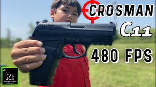 Crosman C11 BB Gun Pistol Unbox amp Review [upl. by Born]