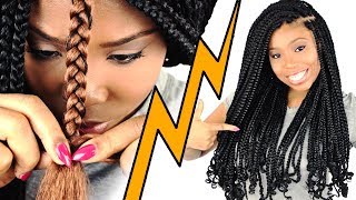 How To BOX BRAIDS For Beginners Step By Step [upl. by Suellen]