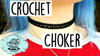 DIY Crochet Choker How To Tutorial ¦ The Corner of Craft [upl. by Nicodemus]