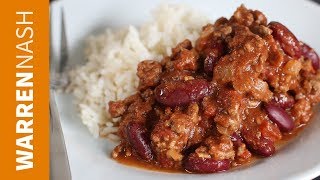 Chilli Con Carne Recipe  Easy Mexican favourite  Recipes by Warren Nash [upl. by Amliw]