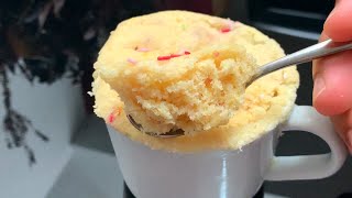 Vanilla mug cake in 1 minute [upl. by Herod]